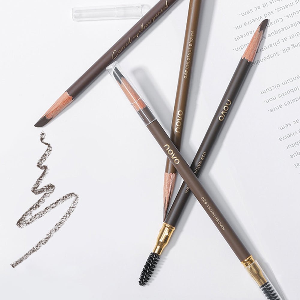 Microblade Effect Brow Pencil - Waterproof & Long - Lasting - HalleBeauty